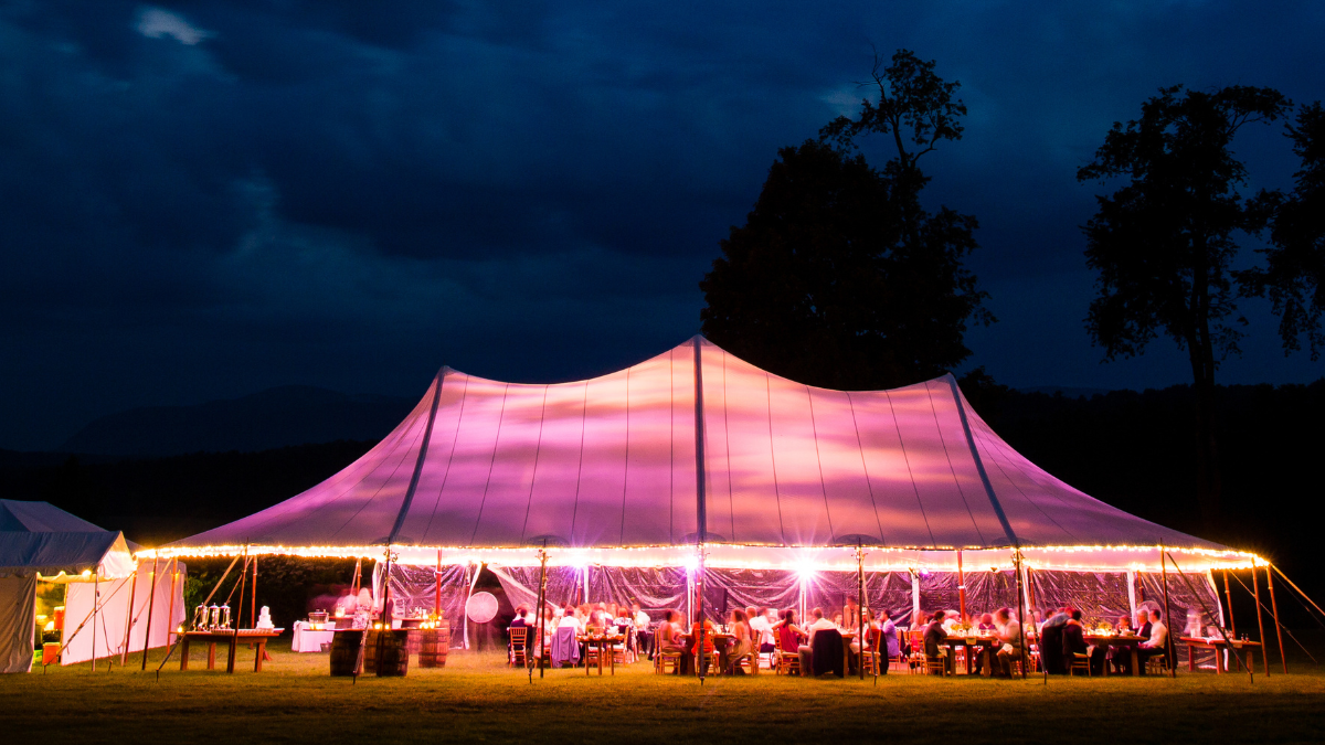 tent for entertainment
